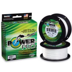 Power Pro Spectra Braided Line White 500 Yards
