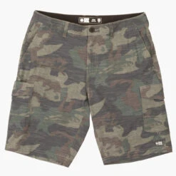Salty Crew Deep Sea II Cargo Shorts Camo