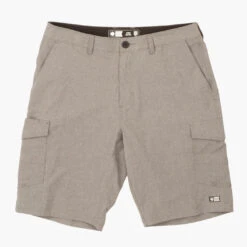 Salty Crew Drifter 2 Hybrid Cargo Shorts Grey