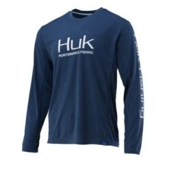 Huk ICON X Long Sleeve Tech Tees -Tackle Express H1200138 409 F A