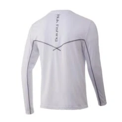 Huk ICON X Long Sleeve Tech Tees -Tackle Express HUK Huk Icon X LS H1200138 100 White Back