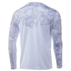 Huk Icon X Long Sleeve Shirt Mossy Oak Drift -Tackle Express HUK Icon X Mossy Oak Fracture LS H1200391 993 Mossy Oak Drift Back