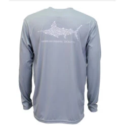 Aftco Jigfish LS Performance Shirt - Light Grey