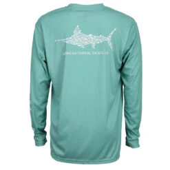 Aftco Jigfish UV Protection LS Fishing Shirt - Agate
