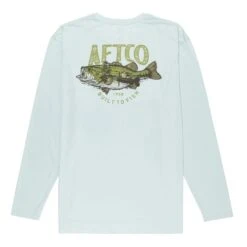Aftco Wild Catch Long Sleeve Tee Sprout