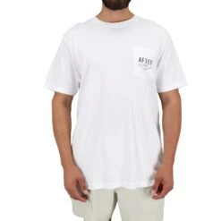 Aftco Wild Catch Short Sleeve Tee White -Tackle Express MT1382 WHT 2 jpg