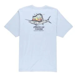 Aftco Sail Fishing Short Sleeve Tee - Pearl