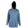 Aftco Samurai Sun Protection Hoodie Shirt - Space Blue Heather -Tackle Express Samurai2HoodSPBH