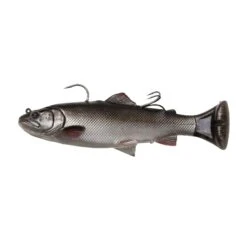 Savage Gear 3D Pulse Tail RTF Trout Swimbait -Tackle Express SavageGear3DPulseTailTrout DirtySilver