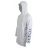 Aftco Samurai Sun Protection Hoodie - White -Tackle Express Side 1334f1b6 a45a 471f 8232 f9d1d95b8ada