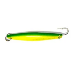 Tady A1 Light Surface Iron Single Fixed Hook -Tackle Express TadyA1SingleHookGreenYellow