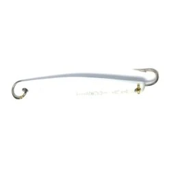 Tady A1 Light Surface Iron Single Fixed Hook -Tackle Express TadyA1SingleHookWHT