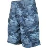 AFTCO Tactical Blue Camo Fishing Shorts -Tackle Express bluefront