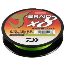 Daiwa Dawia J-Braid X8 Grand Braided Line 300 Yds