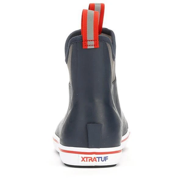 Xtratuf 22733 6" Ankle Deck Boot Navy Red 5 Xtratuf 22733 6" Ankle Deck Boot Navy Red - Image 3