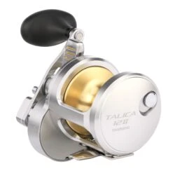Shimano Talica A Two-Speed Lever Drag Conventional Reels 18 Shimano Talica A Two-Speed Lever Drag Conventional Reels -Tackle Express sku TAC12IIA threequarter 1
