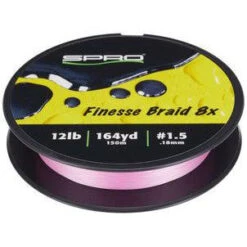 Spro Finese Braid 8X Flash Pink 164 Yds.